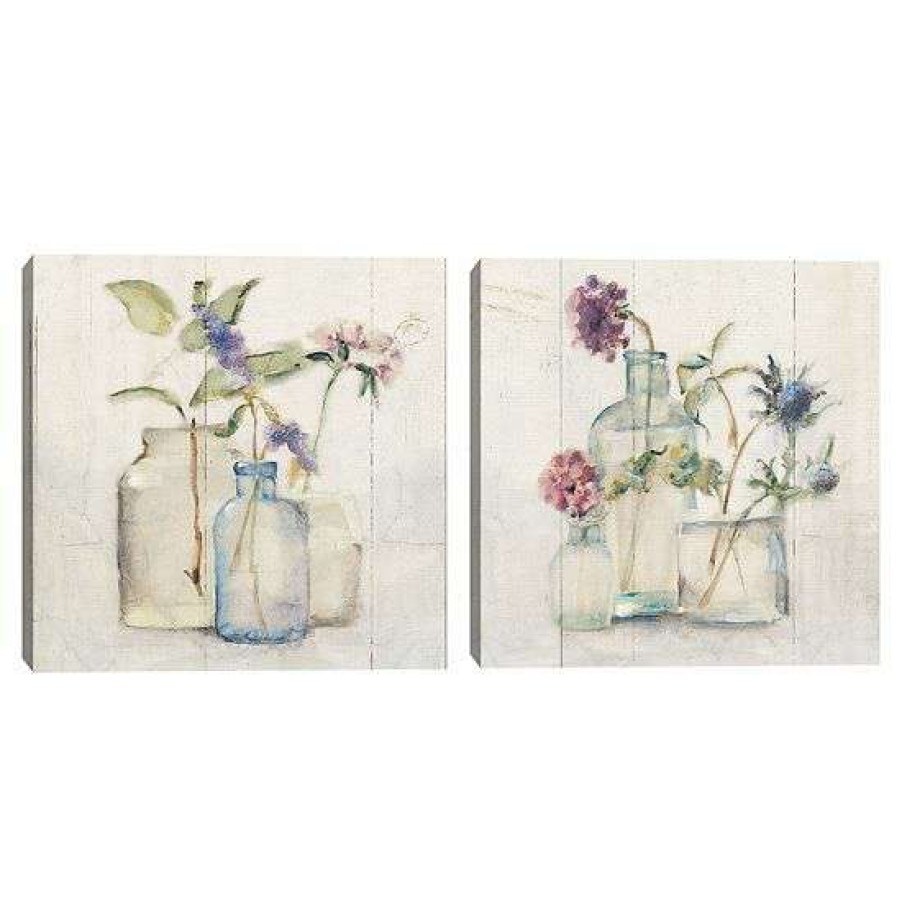 Home Decor * | Master Piece Blossoms On Birch I & Ii By Cheri Blum Canvas Wall Art 2-Piece Set