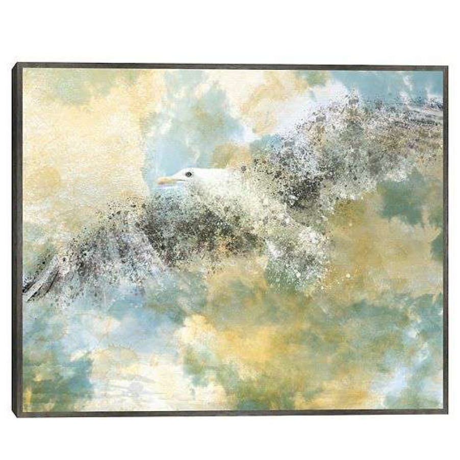 Home Decor * | Master Piece Vanishing Seagull Framed Wall Art