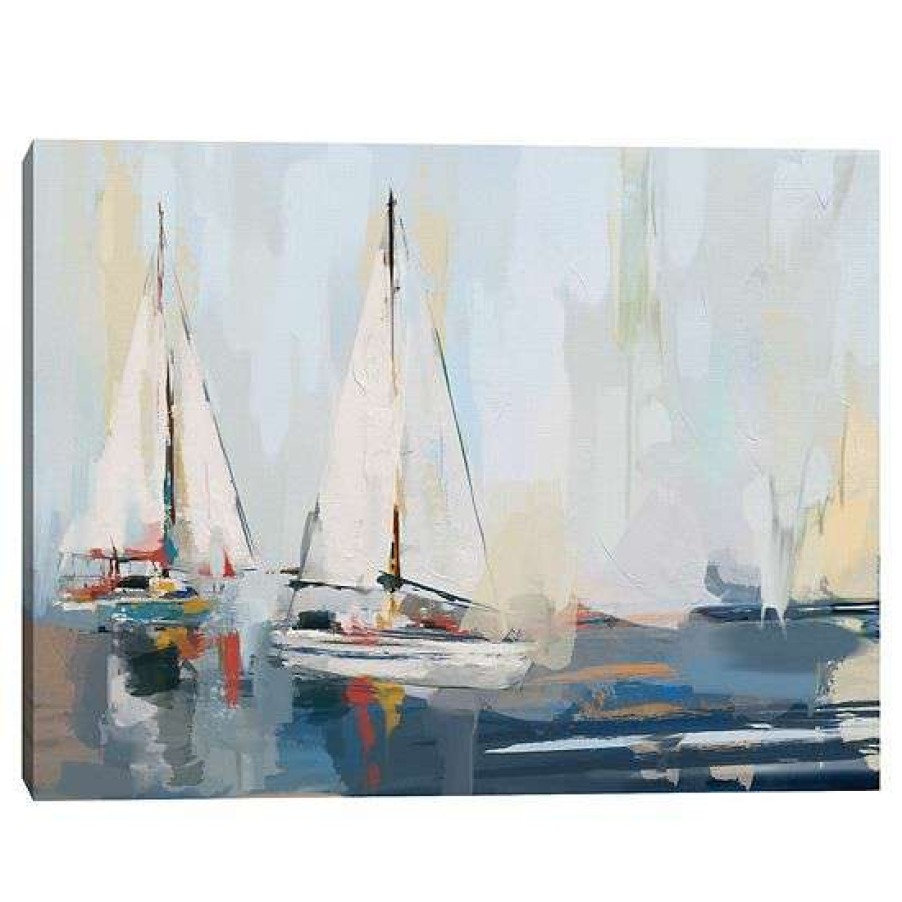 Home Decor * | Master Piece Come Sail Away Canvas Wall Art By Studio Arts