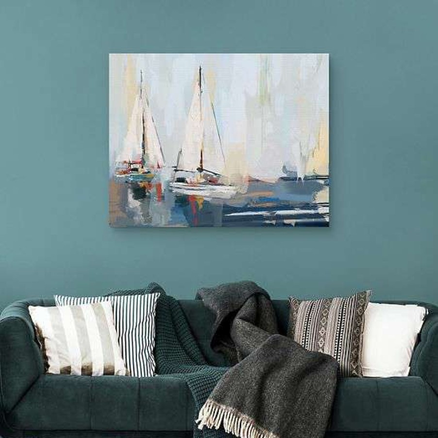 Home Decor * | Master Piece Come Sail Away Canvas Wall Art By Studio Arts