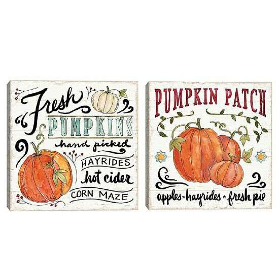 Home Decor * | Master Piece Harvest Times Iv & Harvest Times Vii Canvas Wall Art 2-Piece Set