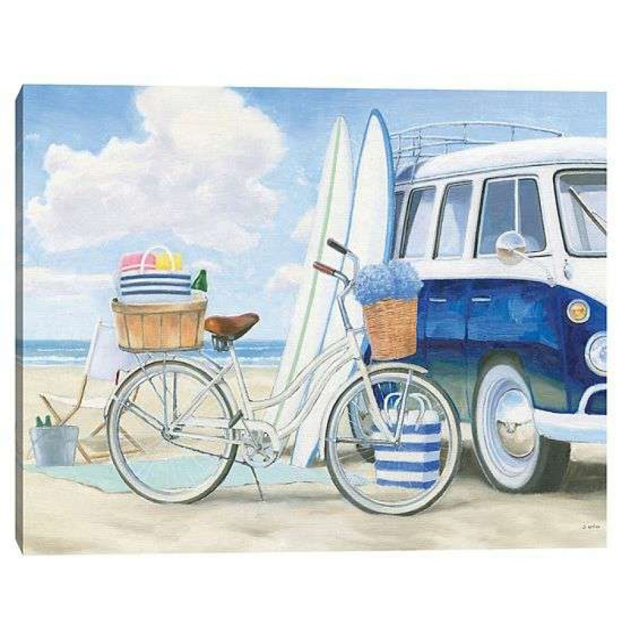 Home Decor * | Master Piece Beach Time I Canvas Wall Art