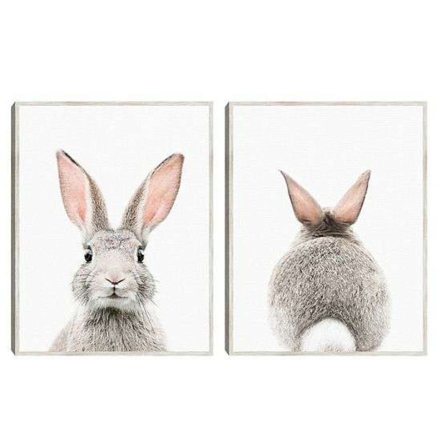 Home Decor * | Master Piece Baby Bunny 2 & Baby Bunny Tail Wall Art 2-Piece Set