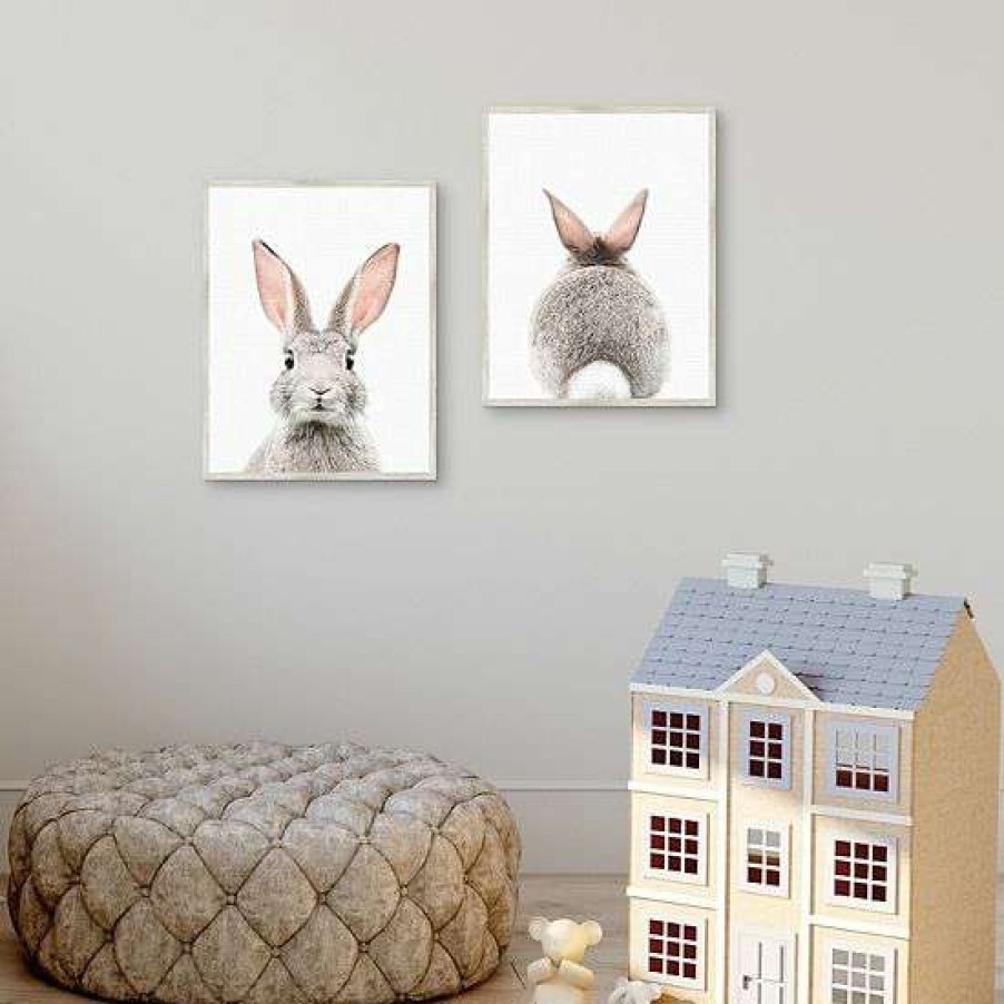 Home Decor * | Master Piece Baby Bunny 2 & Baby Bunny Tail Wall Art 2-Piece Set