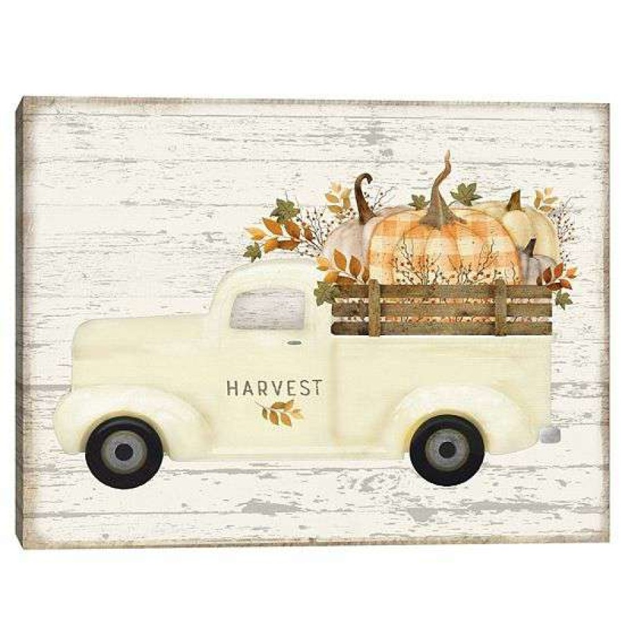 Home Decor * | Master Piece Autumn Harvest Truck Wall Decor