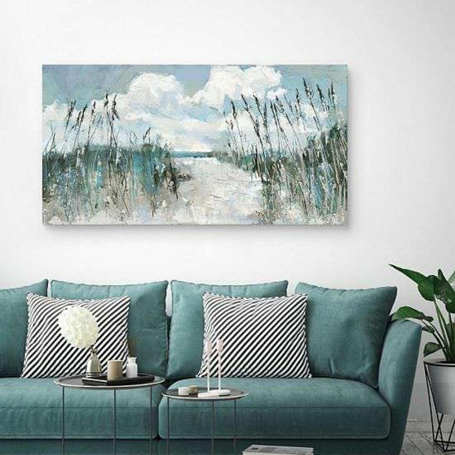 Home Decor * | Master Piece Beachfront Passage Canvas Wall Art By Studio Arts