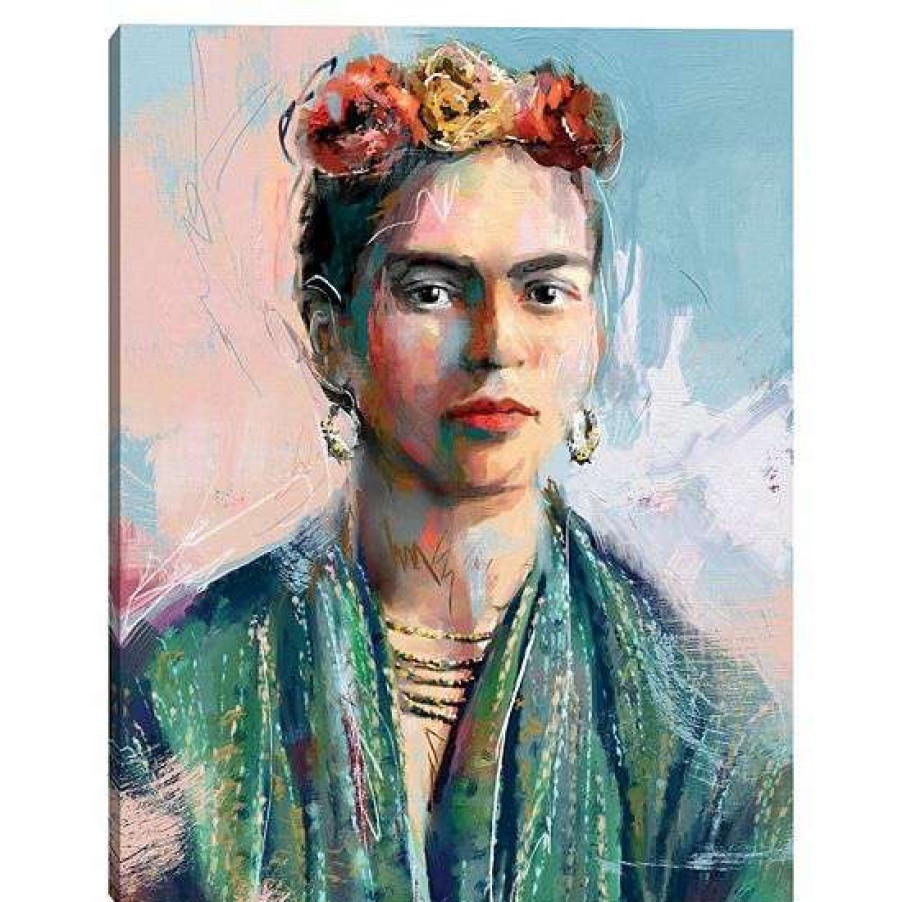 Home Decor * | Master Piece Perfectly Frida Canvas Wall Art By Studio Arts