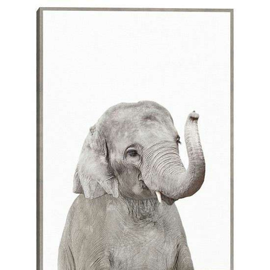 Home Decor * | Master Piece Baby Elephant Wall Art By Sisi & Seb