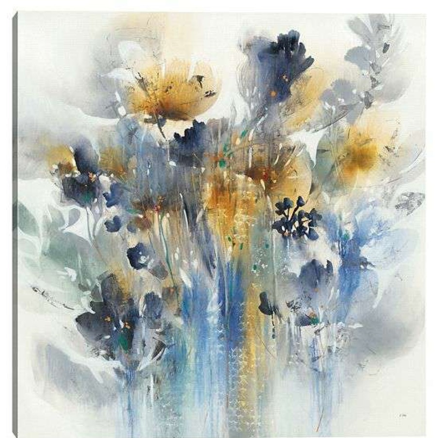 Home Decor * | Master Piece Indigo Botanical Wall Decor