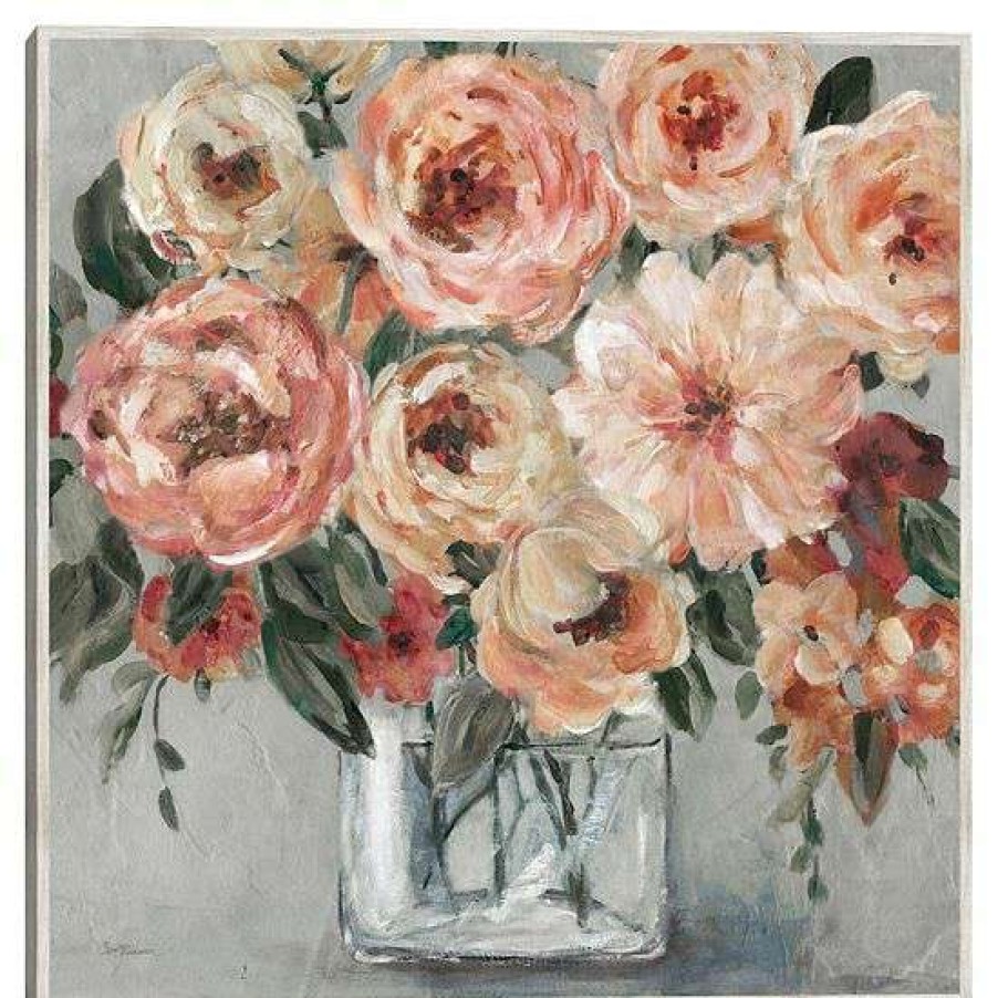 Home Decor * | Master Piece Painterly Bouquet Framed Wall Art