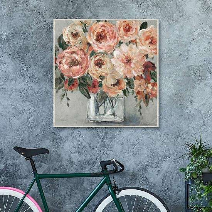 Home Decor * | Master Piece Painterly Bouquet Framed Wall Art