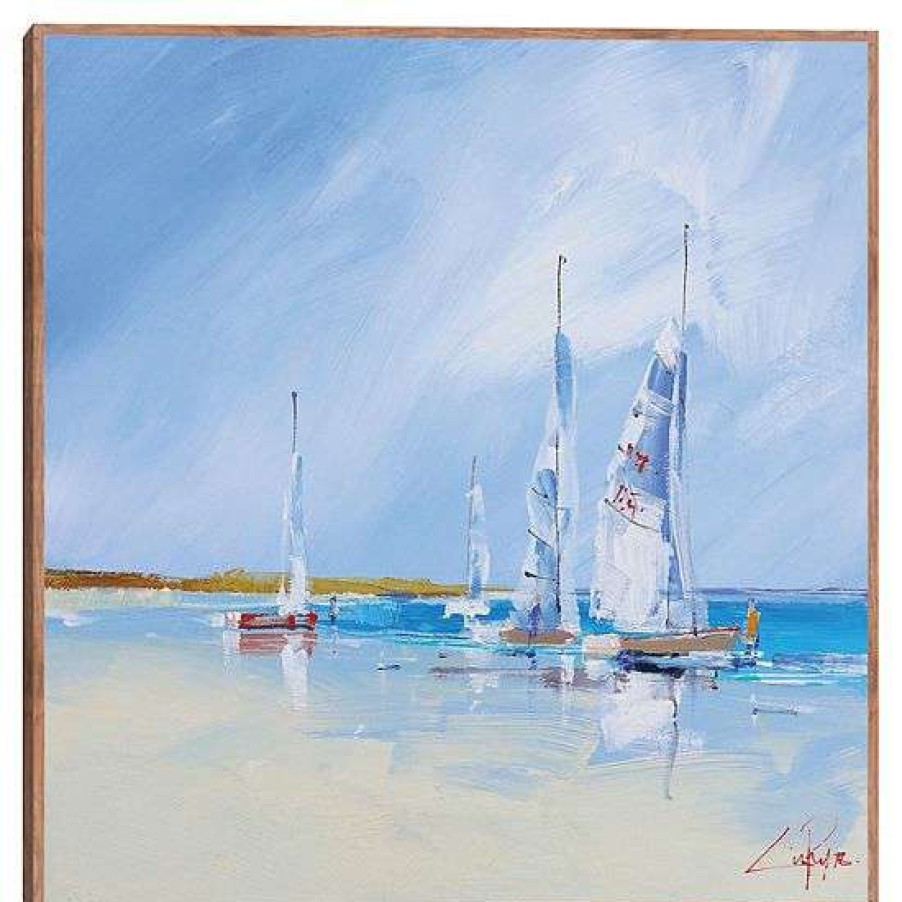 Home Decor * | Master Piece Aspendale Sails Framed Wall Art