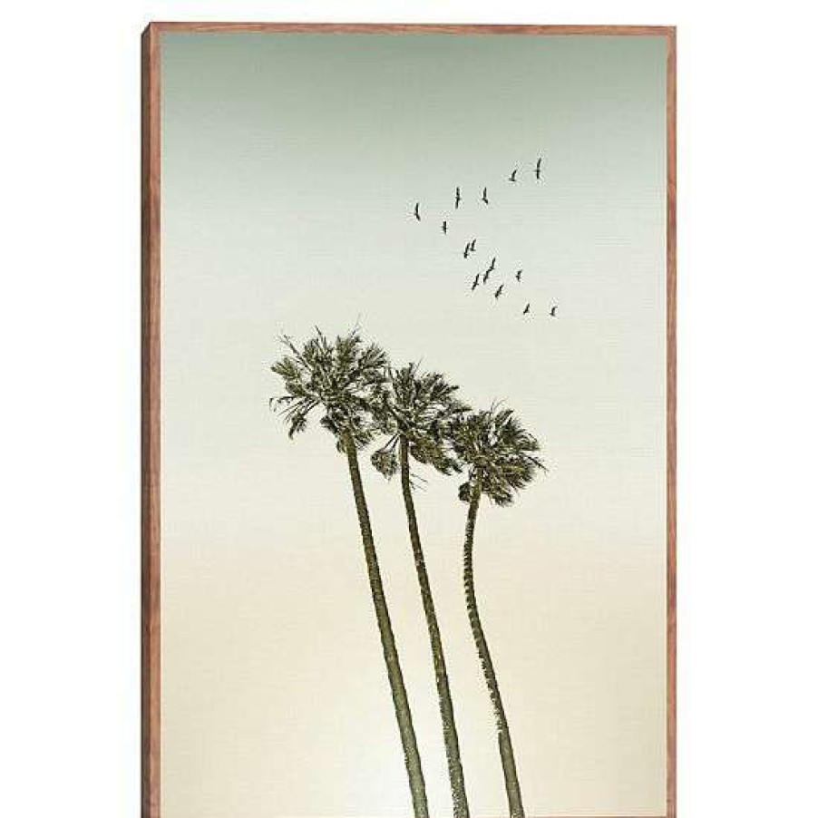 Home Decor * | Master Piece Palm Trees Sunset Framed Wall Art