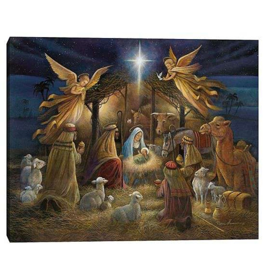 Home Decor * | Master Piece Nativity Wall Decor