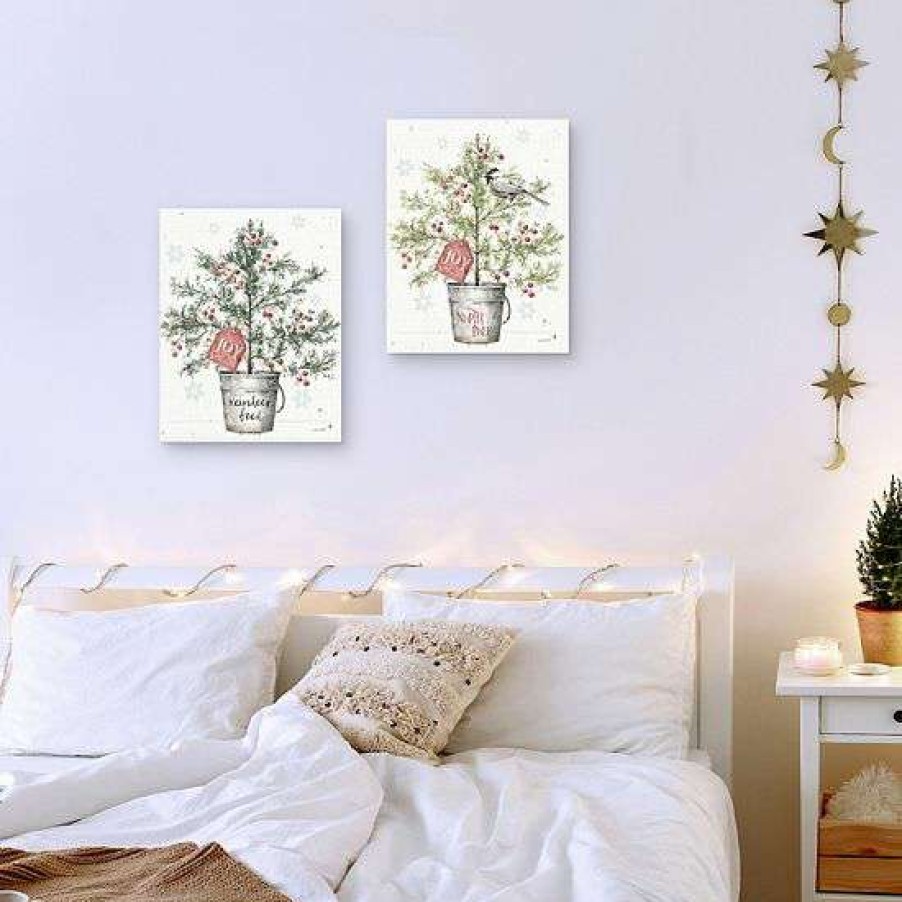 Home Decor * | Master Piece A Christmas Weekend Iii & Greenery Iii Wall Decor