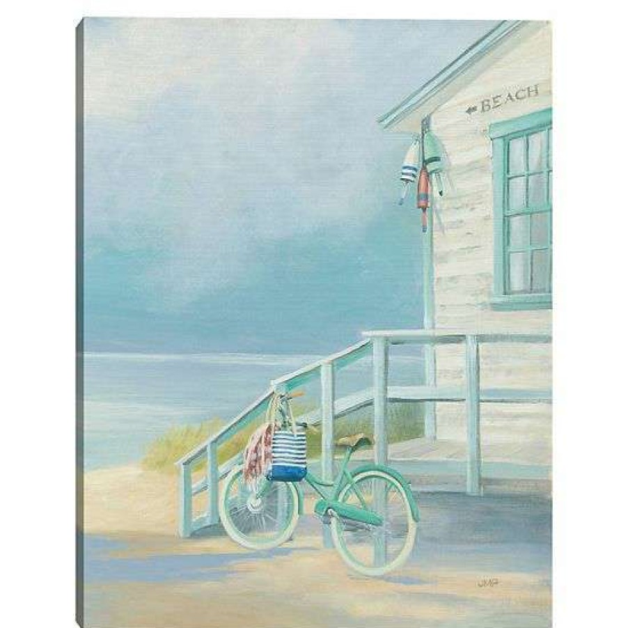 Home Decor * | Master Piece Morning Ride To The Beach Canvas Wall Art