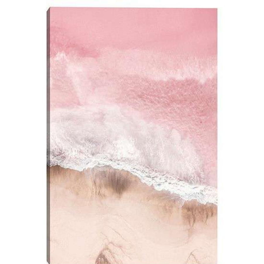 Home Decor * | Master Piece Pink Sea Wall Art By Sisi & Seb