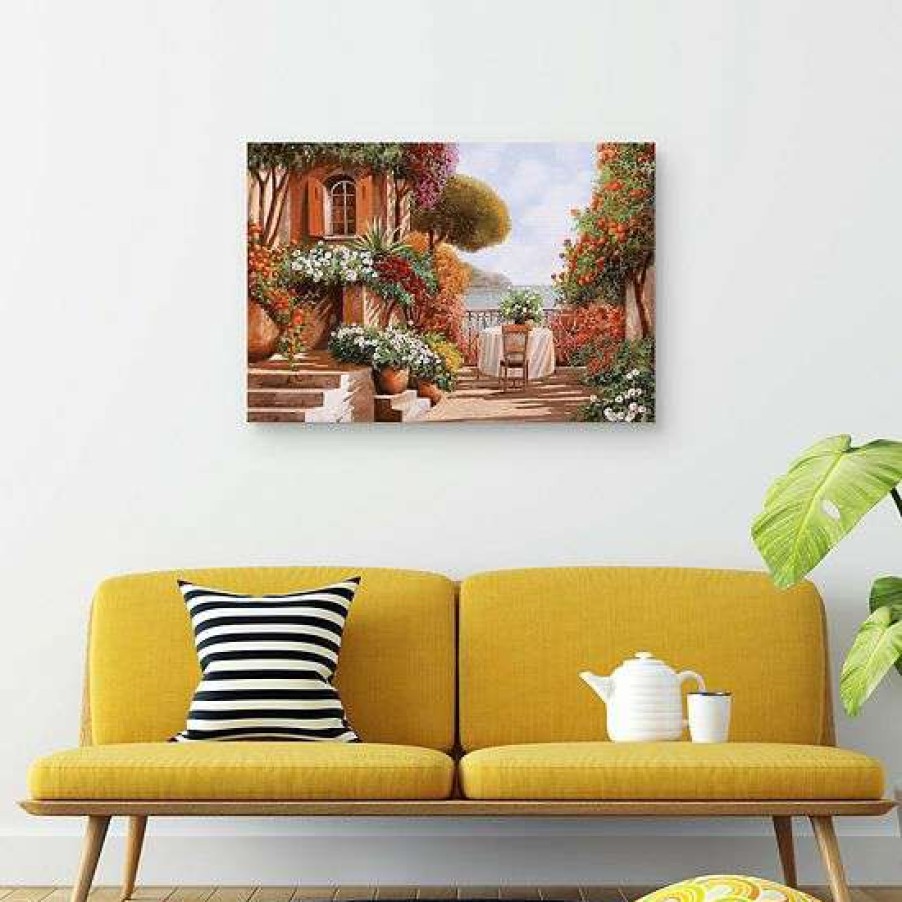 Home Decor * | Master Piece Una Sedia In Attesa Canvas Wall Art