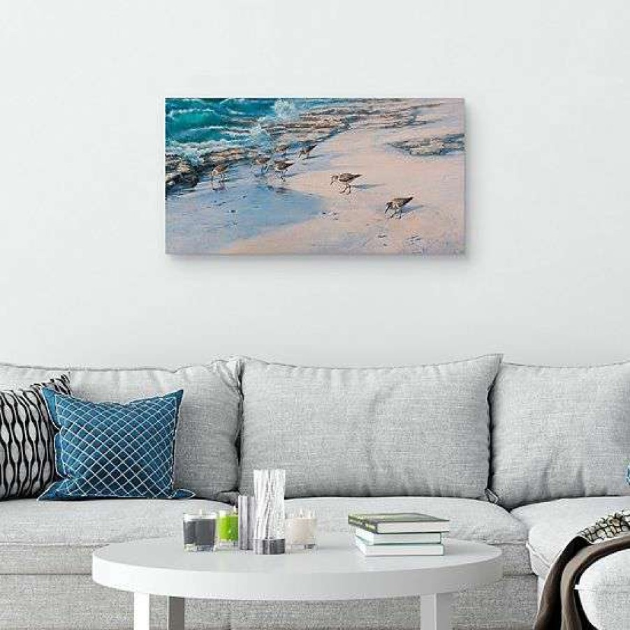 Home Decor * | Master Piece Sanderlings Canvas Wall Art