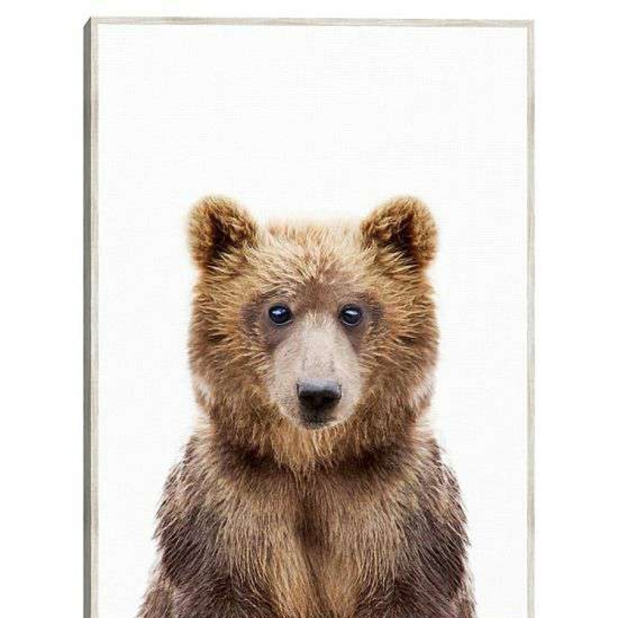 Home Decor * | Master Piece Baby Bear Wall Art By Sisi & Seb