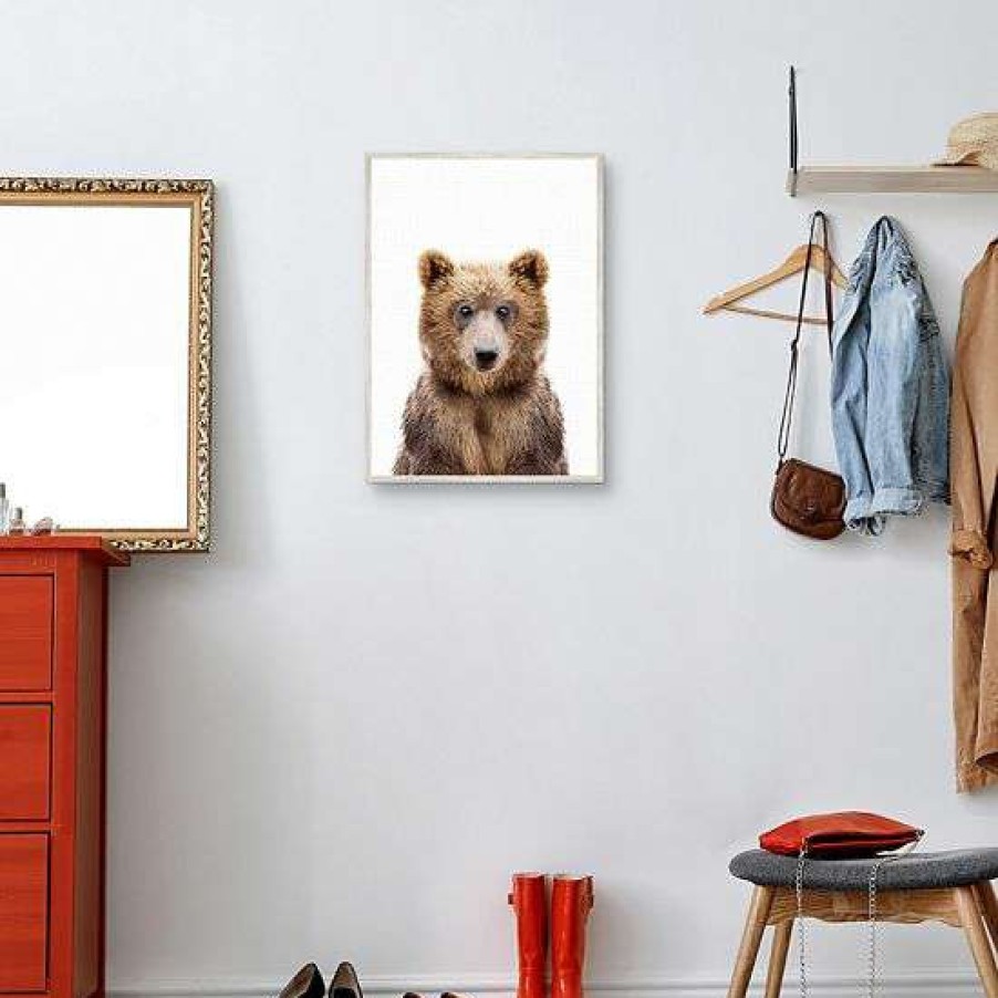 Home Decor * | Master Piece Baby Bear Wall Art By Sisi & Seb