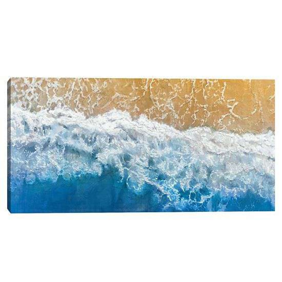 Home Decor * | Master Piece Tidal Blues Canvas Wall Art By Studio Arts