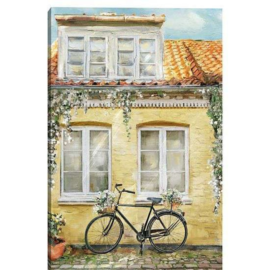 Home Decor * | Master Piece La Bicyclette Canvas Wall Art By Studio Arts