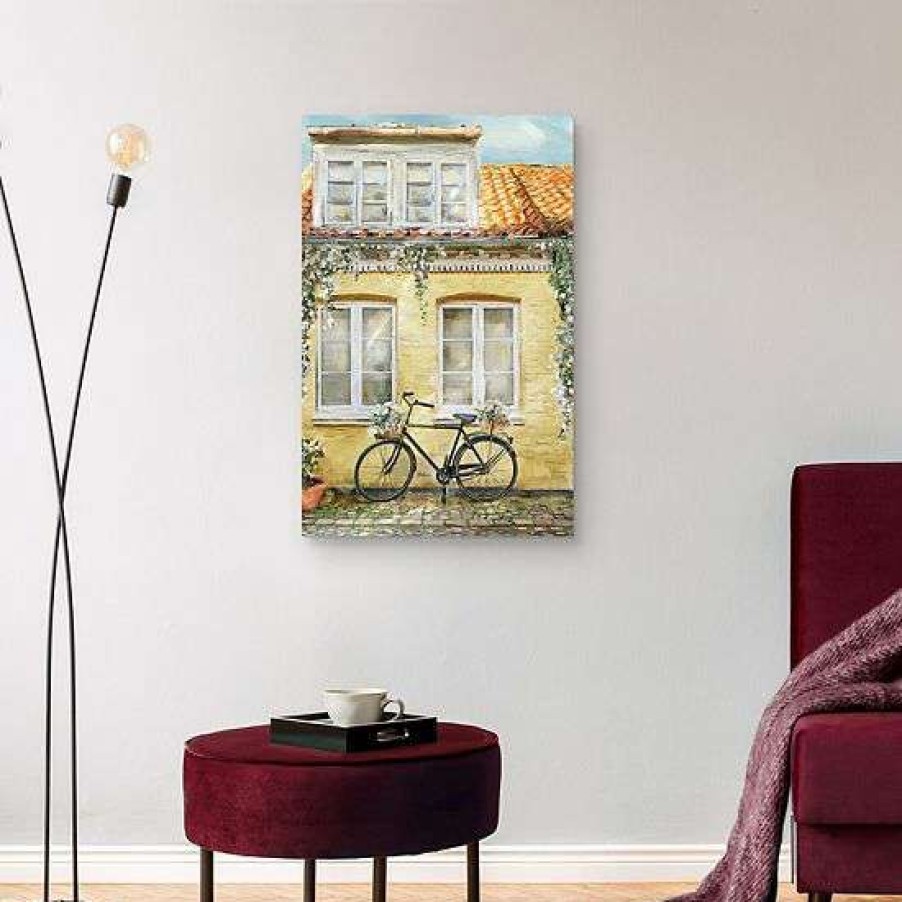 Home Decor * | Master Piece La Bicyclette Canvas Wall Art By Studio Arts