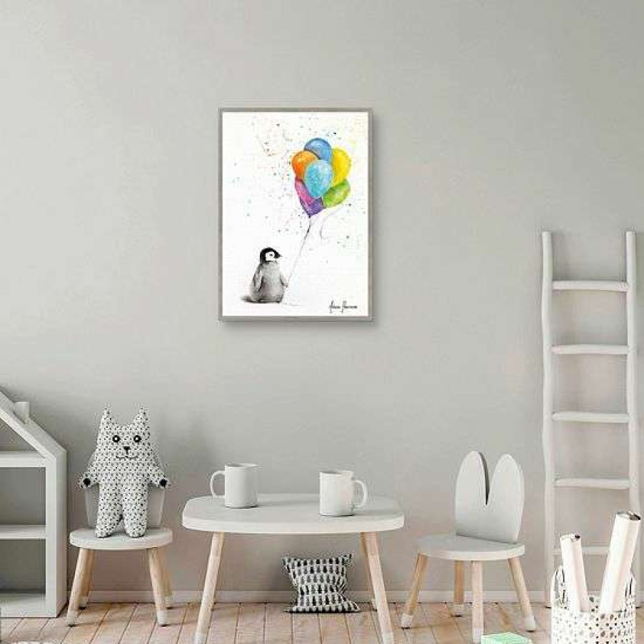 Home Decor * | Master Piece Positive Penguin Wall Art