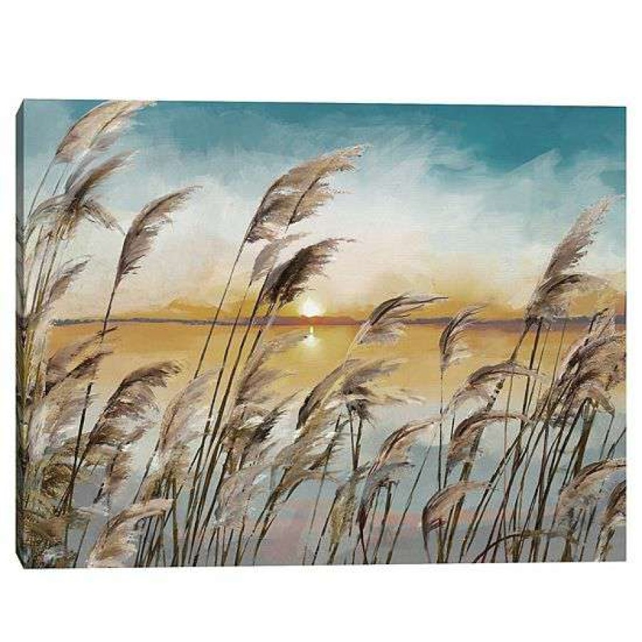 Home Decor * | Master Piece Morning Reeds Canvas Wall Art